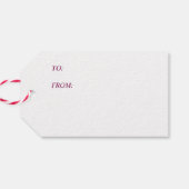 さくらんぼクリスマスウィンターワンダーランドウォーターカラー ギフトタグ (裏面横)