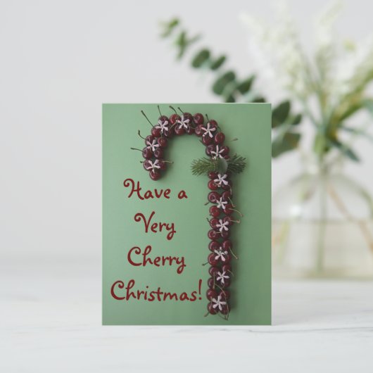 さくらんぼクリスマス シーズンポストカード (スタンド正面)