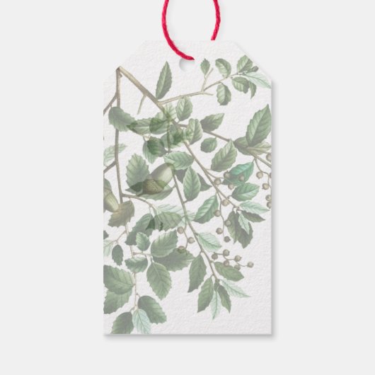 さくらんぼクリスマス – ヴィンテージクリスマスプレゼントラベル ギフトタグ (裏面)