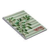 さくらんぼクリスマス – ヴィンテージクリスマス ノートブック (右側)