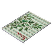 さくらんぼクリスマス – ヴィンテージクリスマス ノートブック (左側)