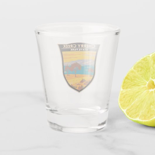 さくらんぼクリーク州パークコロラドヴィンテージ ショットグラス (裏面)