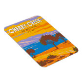 さくらんぼクリーク州パークコロラドヴィンテージ マグネット (右側)