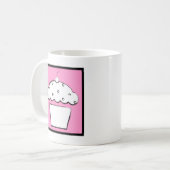 さくらんぼグランジのカップケーキ コーヒーマグカップ (正面左)