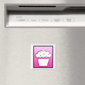 さくらんぼグランジのカップケーキ マグネット (インサイチュ (食洗機))