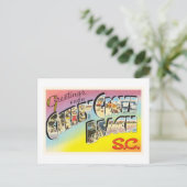 さくらんぼグローブビーチサウスカロライナSCオールドポストカード –  ポストカード (スタンド正面)