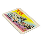 さくらんぼグローブビーチサウスカロライナSCオールドポストカード – マグネット (右側)