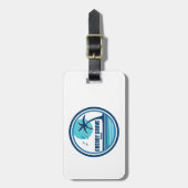 さくらんぼグローブビーチサウスカロリーパームツリーバード ラゲッジタグ (正面縦)