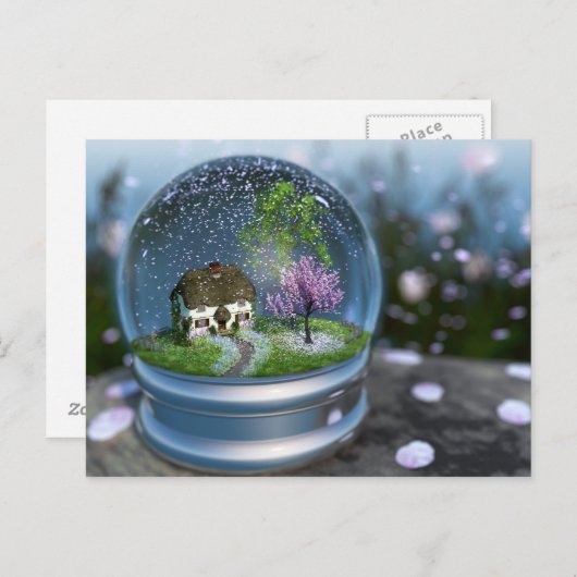 さくらんぼグローブ葉書 ポストカード (正面/裏面)