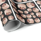 さくらんぼケーキパターン ラッピングペーパー (ロールコーナー)