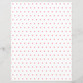 さくらんぼコテージスクラップブック紙 (裏面)