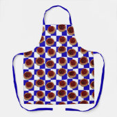 さくらんぼコーチのチェックのエプロン エプロン (正面)
