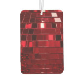 さくらんぼコードパーソナライズされた化バレンタインデー カーエアーフレッシュナー (裏面)