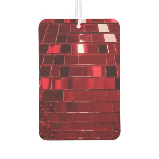 さくらんぼコードパーソナライズされた化バレンタインデー カーエアーフレッシュナー (裏面)