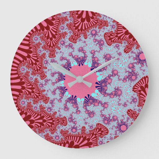 さくらんぼコーラ日が差すこと ラージ壁時計 (正面)