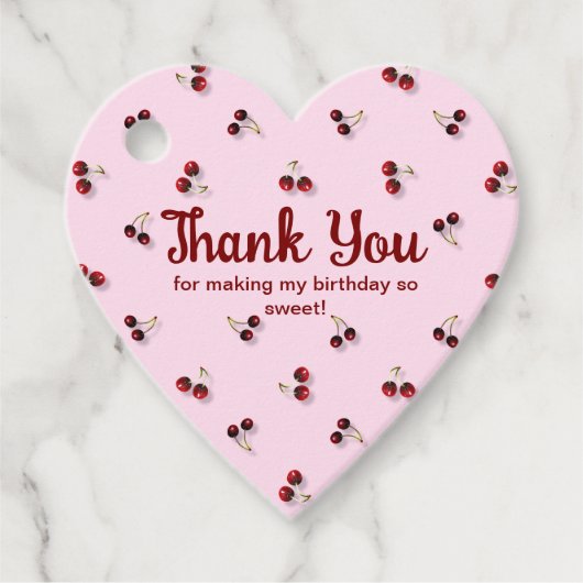 さくらんぼサンキューユーラベル フェイバータグ (正面)