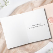 さくらんぼシンプルピンクボーボーボーボーイフレンド誕生日 シーズンカード