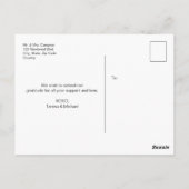 さくらんぼシンプルブロッサムサンキュー結婚ズ ポストカード (裏面)