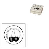 さくらんぼジャムゼリーが缶詰サワーさくらんぼを保存 ラバースタンプ (押印)