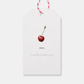 さくらんぼジャムラベル自家製レシピ! ギフトタグ (裏面)