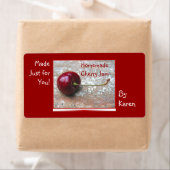 さくらんぼジャムラベル ラベル (インサイチュ)