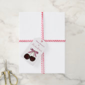 さくらんぼジャム&ジェリーギフト価格ラベル ギフトタグ (より糸付き)