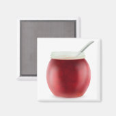 さくらんぼジャム マグネット (正面/裏面)