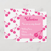 さくらんぼスイートハート シーズンカード (正面/裏面)