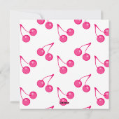 さくらんぼスイートハート シーズンカード (裏面)