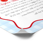 さくらんぼスウィートブルーコケットボウオムツ思考 ポスター (角)