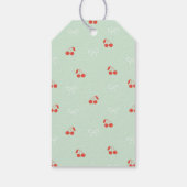 さくらんぼスウィート誕生日メッセージカードギフトラベル ギフトタグ (裏面)