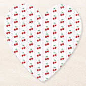 さくらんぼスウィート誕生日 ペーパーコースター (正面)