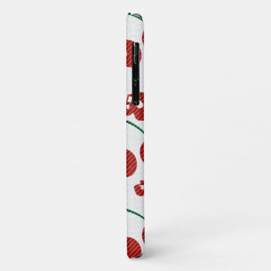 さくらんぼスカル赤 Case-Mate iPhoneケース (裏面/左)