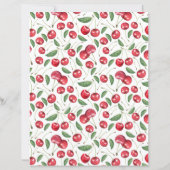 さくらんぼスクラップブック紙 (裏面)