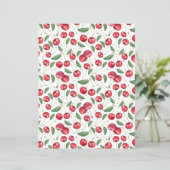 さくらんぼスクラップブック紙 (スタンド正面)