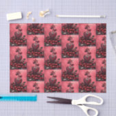 さくらんぼスチームパンクバレンタイン 薄葉紙 (クラフト)