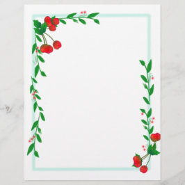 さくらんぼステムスクラップブック紙