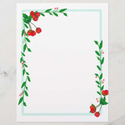 さくらんぼステムスクラップブック紙 (正面)