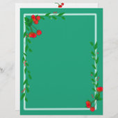 さくらんぼステムスクラップブック紙 (正面/裏面)