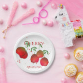 さくらんぼステム紙プレート ペーパープレート (パーティー)