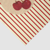 さくらんぼストライプティッシュペーパー 薄葉紙 (詳細)