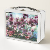 さくらんぼスプラッシュフラワー メタルランチボックス (正面)