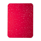 さくらんぼソーダ小さな泡の背景アート マグネット (縦)