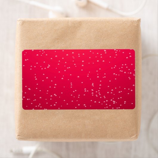 さくらんぼソーダ小さな泡の背景アート ラベル (インサイチュ)