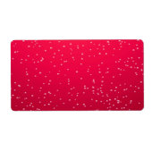 さくらんぼソーダ小さな泡の背景アート ラベル (正面)