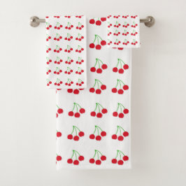 さくらんぼタオルセット バスタオルセット