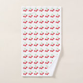 さくらんぼタオルセット バスタオルセット (ハンドタオル)