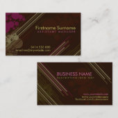 さくらんぼチョコレートフルーンキーグランジ名刺 名刺 (正面/裏面)