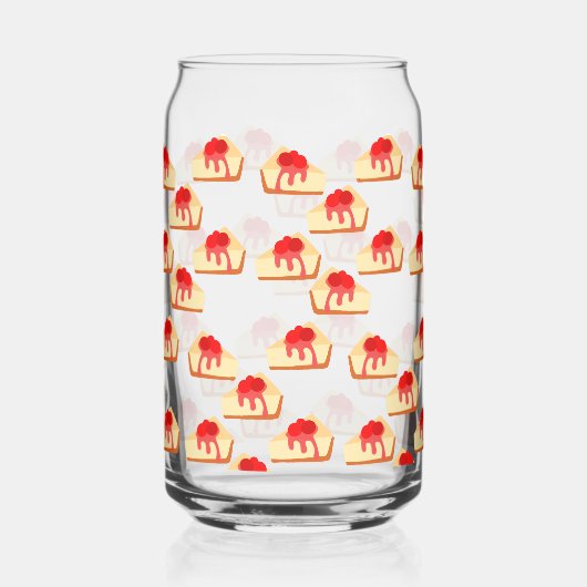 さくらんぼチーズケーキデザート ガラス缶 (正面)