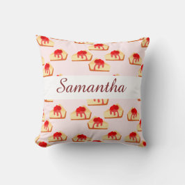 さくらんぼチーズケーキデザート クッション